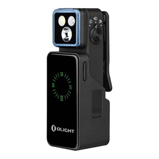 Olight Oclip 2 Pro Premium Black Clip Flashlight with Charging Dock (OLTOCLIP2PREMBK) — product view