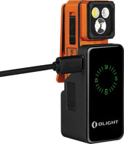 Olight Oclip 2 Ultra Premium Amber Orange Clip Flashlight with Charging Dock (OLTOCLIP2ULPAO) — detail view 2