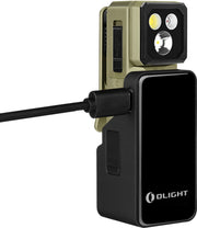 Olight Oclip 2 Ultra Premium Olive Green Clip Flashlight with Charging Dock (OLTOCLIP2ULPOG) — detail view 2