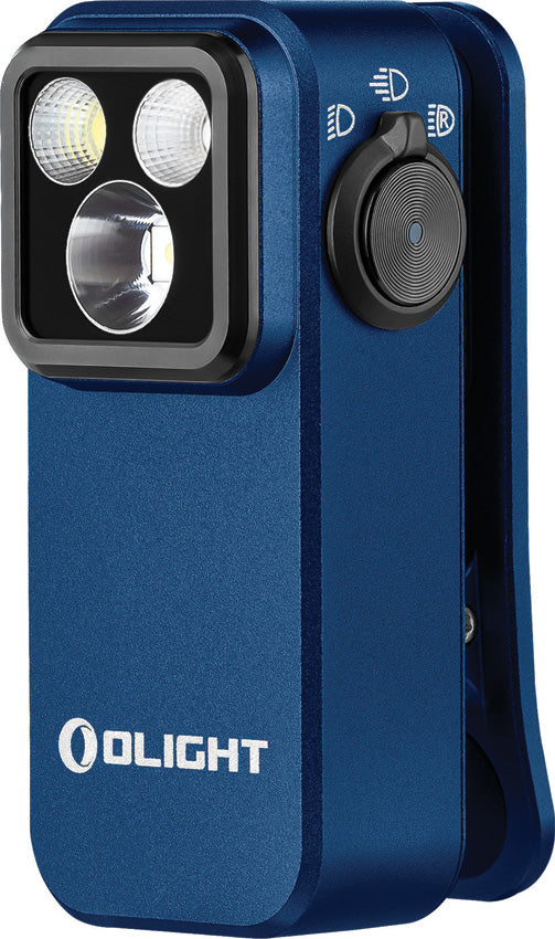 Olight Oclip Pro Midnight Blue Rechargeable Clip Flashlight (OLTOCLIPPROMB) — product view