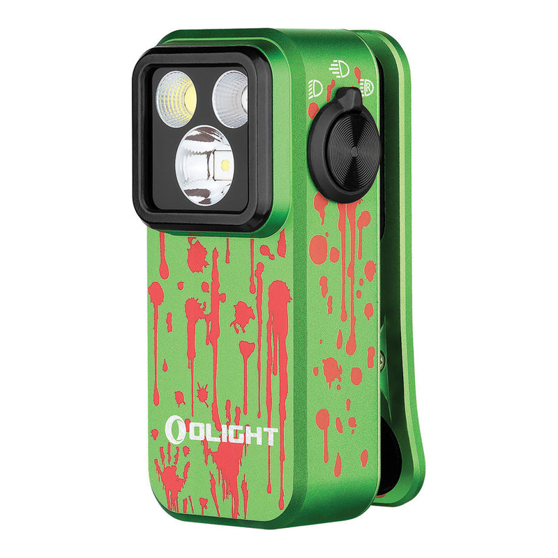 Olight Oclip Pro Zombie Green Rechargeable Clip Flashlight (OLTOCLIPPROZG) — product view