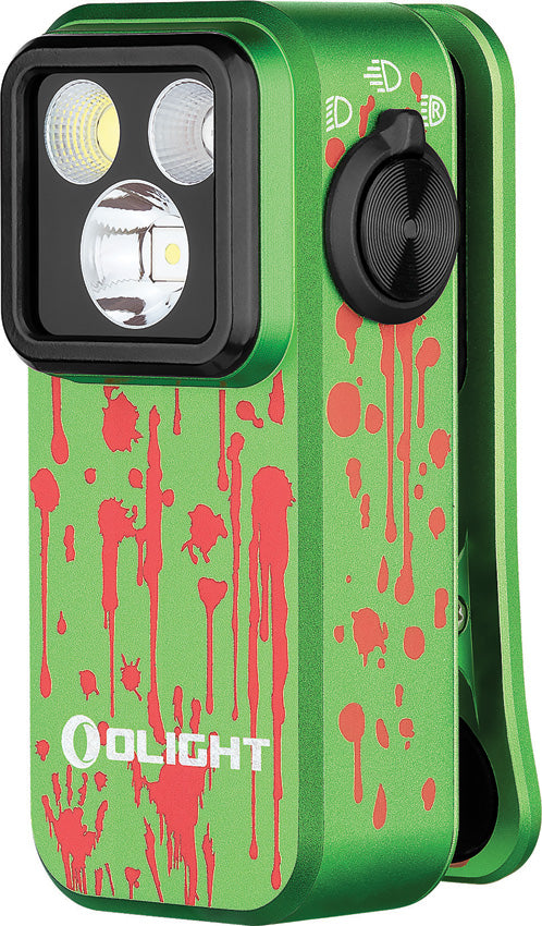 Olight Oclip Pro Zombie Green Rechargeable Clip Flashlight (OLTOCLIPPROZG) — product view