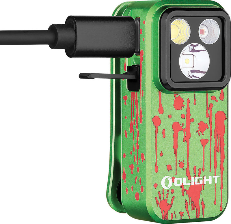 Olight Oclip Pro Zombie Green Rechargeable Clip Flashlight (OLTOCLIPPROZG) — detail view 3