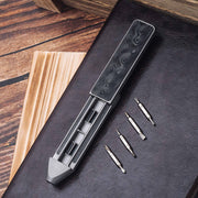 Olight Otacle D2 Titanium EDC Bit Driver with Carbon Fiber Insert (OLTOTACLED2TI) — detail view 5