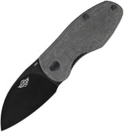 Olight Parrot Black Micarta 154CM Manual Folding Knife (OLTPARROTBK) — product view