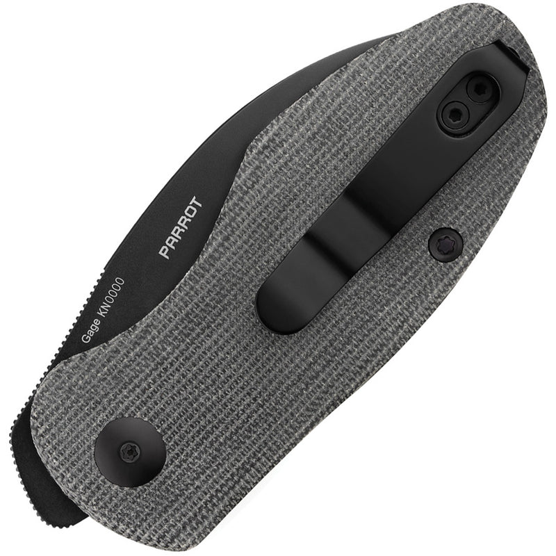 Olight Parrot Black Micarta 154CM Manual Folding Knife (OLTPARROTBK) — detail view 2