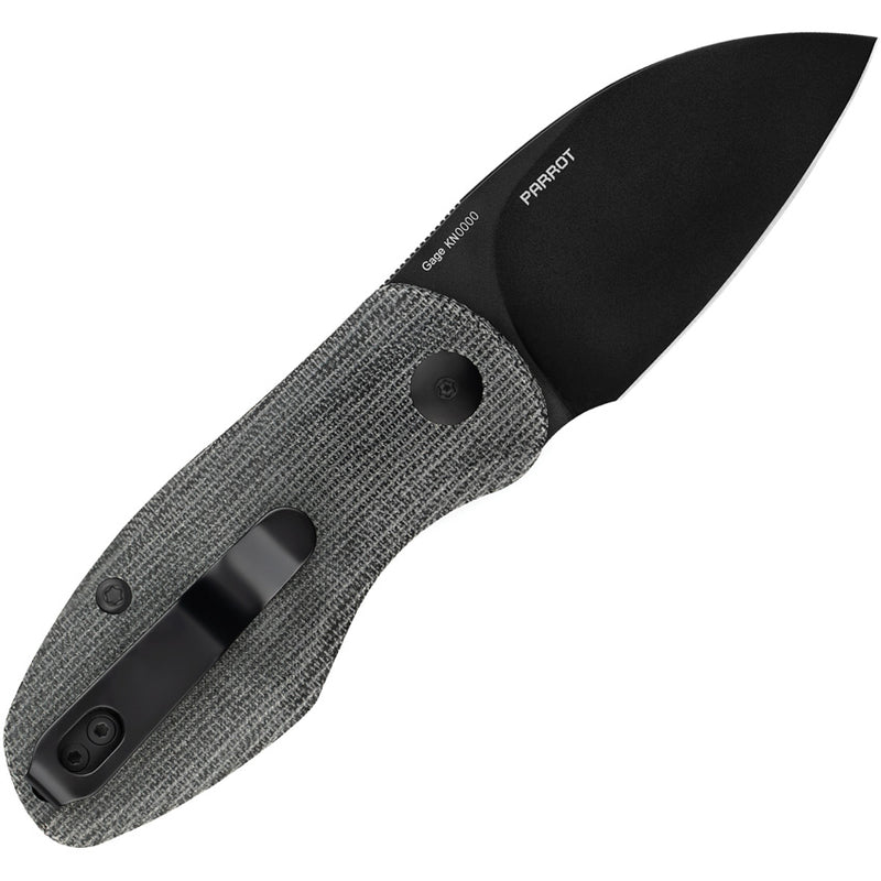Olight Parrot Black Micarta 154CM Manual Folding Knife (OLTPARROTBK) — detail view 4