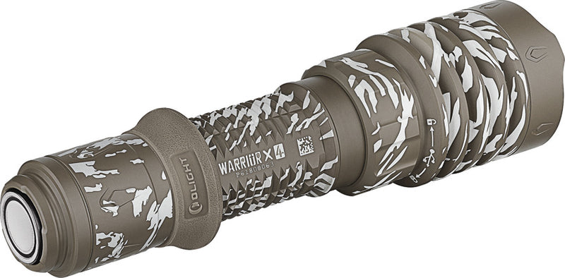 Olight Warrior X 4 Glacial Valley 2600 Lumen Rechargeable Flashlight (OLTWRX4GV) — detail view 2