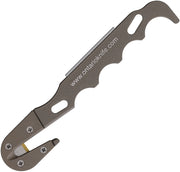 Ontario Model 1 Strap Cutter Brown Aluminum (0.47" Stainless) Fixed Blade Knife [ON1421CB] - product view 1