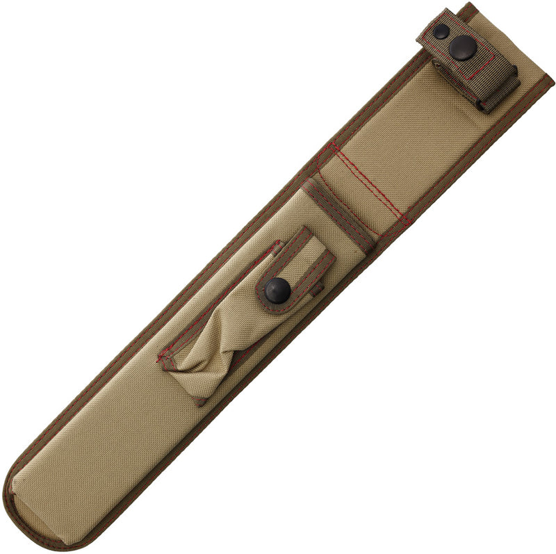 Ontario Bushcraft Woodsman Tan Polyester Sheath with Front Pocket [40-20-3170] - product view 1