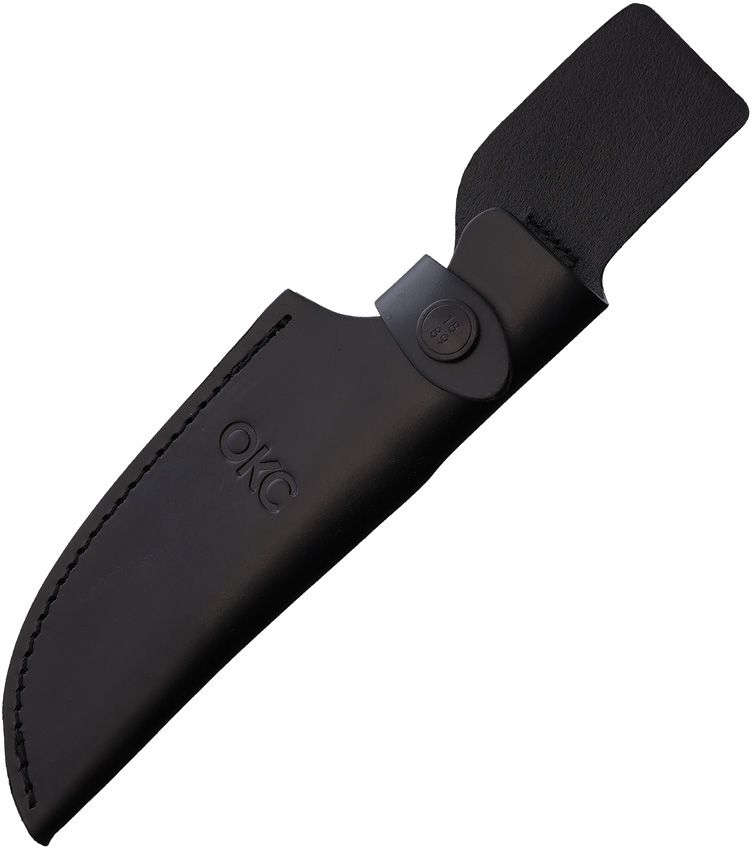 Ontario Recurve Black Leather Sheath [40-20-3625]