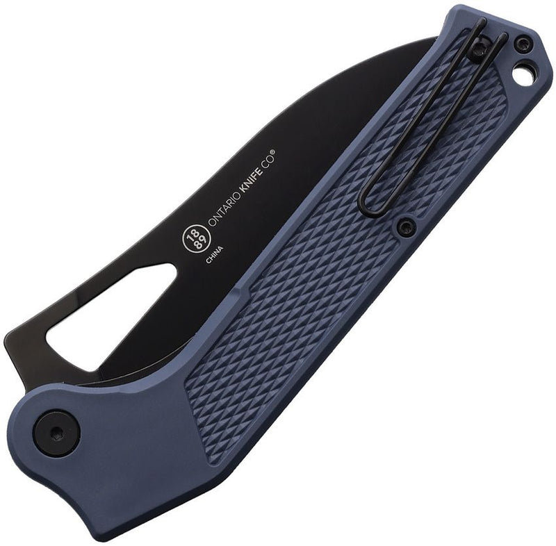 Ontario Camp Plus EDC Linerlock Gry [MED KNIFE OD GREY]