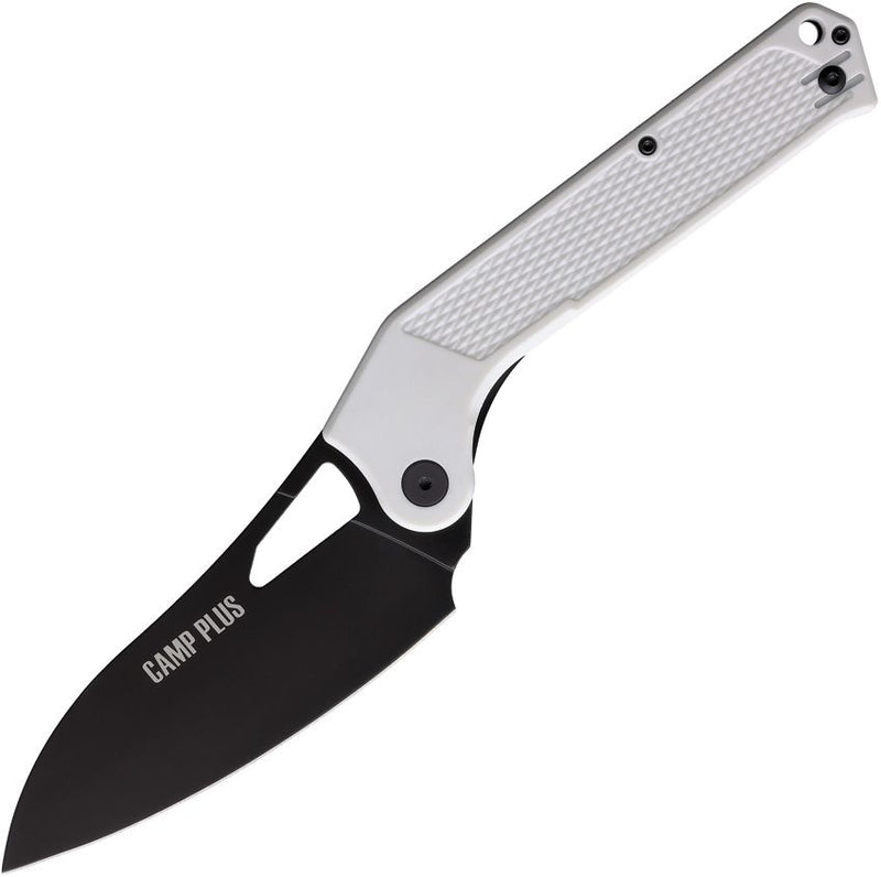 Ontario Camp Plus EDC Linerlock Wht CP [MED KNIFE OD WHITE TC]