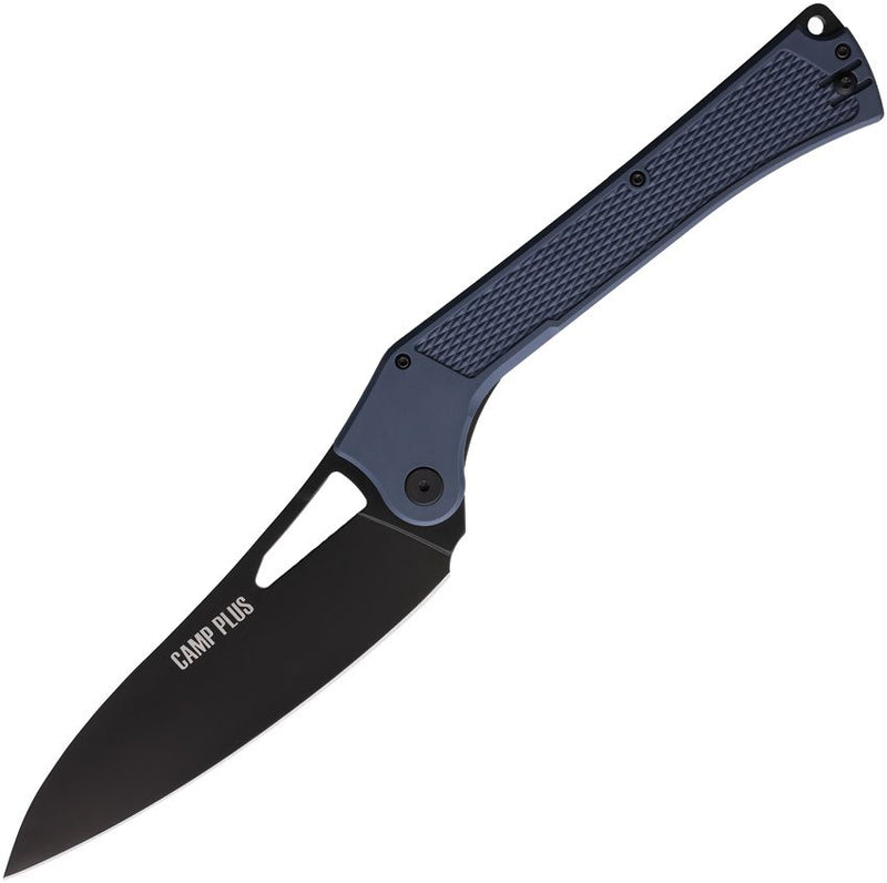 Ontario Camp Plus EDC Linerlock Gry [LARGE KNIFE OD GREY]