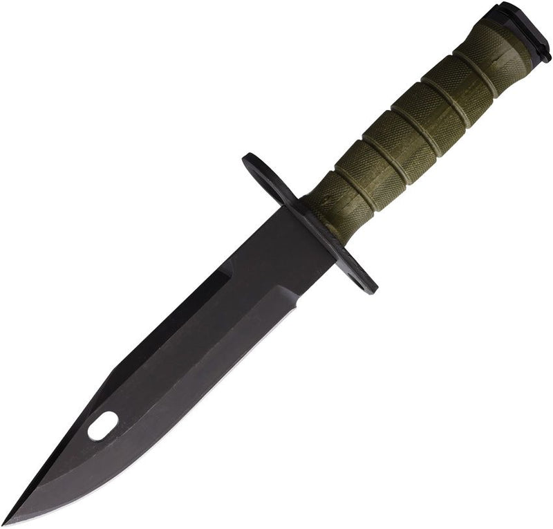 Ontario M-9 Combat Knife Green No Saw [M9 GREEN NO SAW]