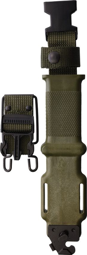 Ontario M-9 Combat Knife Green No Saw [M9 GREEN NO SAW]