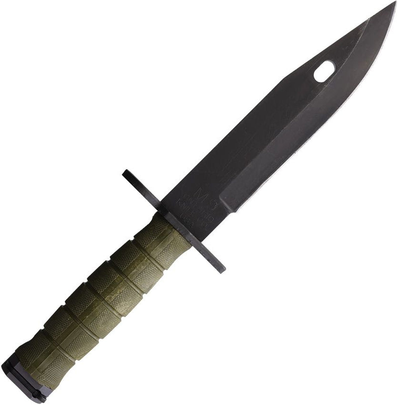 Ontario M-9 Combat Knife Green No Saw [M9 GREEN NO SAW]