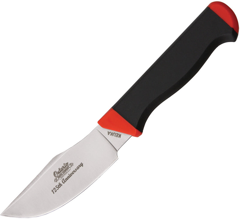 Ontario Keuka Hunter 125th Anniversary Multi Rubber (4.25" Stainless) Fixed Blade Knife [7536BLKK] - product view 1
