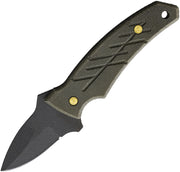 Ontario Nona Green Canvas Micarta 420 Stainless Fixed Blade Knife [8743] - product view 1