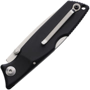 Ontario Lockback Black ABS (2.75" Satin finish 1.4116 stainless) Folding Knife [8798] - product view 2