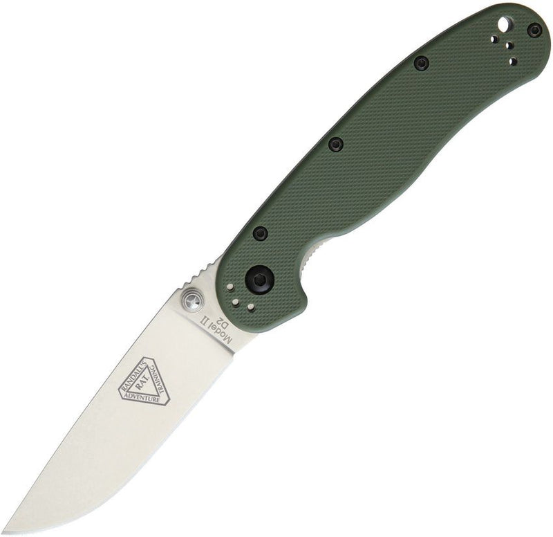 Ontario RAT II Linerlock OD Green [8828OD]