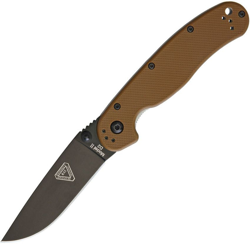 Ontario RAT II Linerlock Coyote Brown [8830CB]