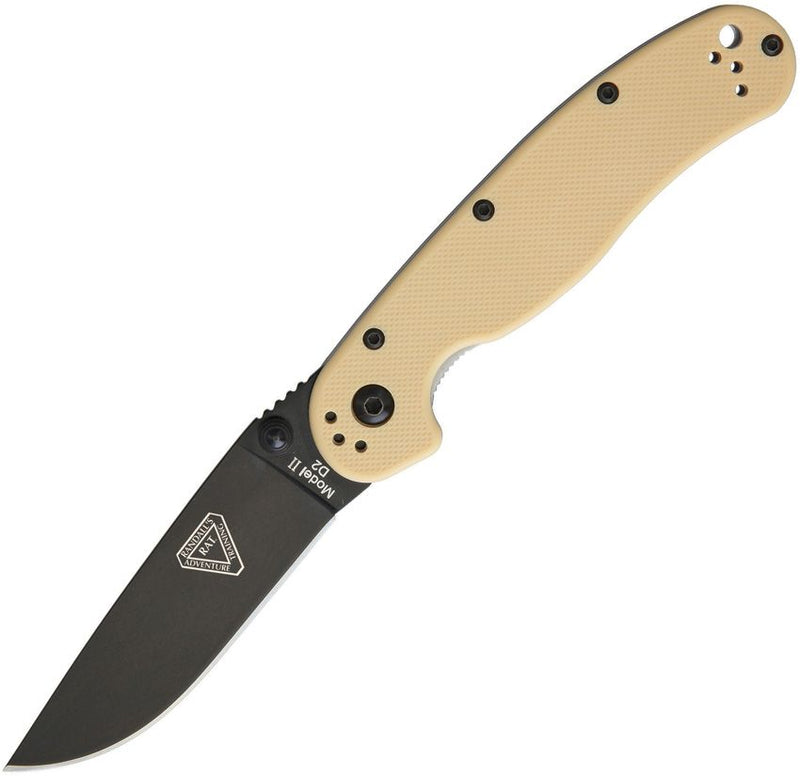 Ontario RAT II Linerlock Desert Tan D2 [8830DT]