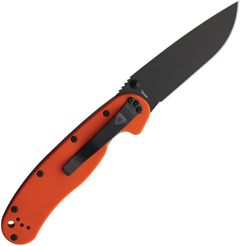 Ontario RAT IA Orange G10 (3.50" AUS-8 stainless) Folding Knife [8871OR] - product view 3