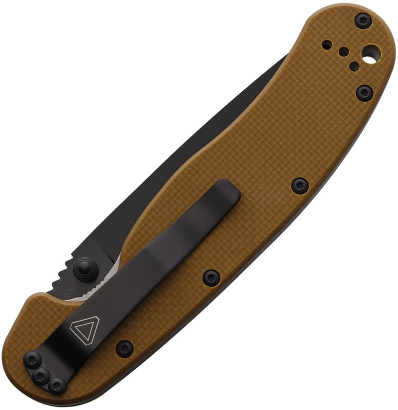 Ontario RAT IA Brown G10 (3.50" AUS-8 stainless) Folding Knife [8871TN] - product view 2