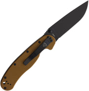 Ontario RAT IA Brown G10 (3.50" AUS-8 stainless) Folding Knife [8871TN] - product view 3