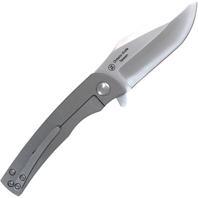 Ontario Carter Trinity Black G10 AUS-8 Framelock Folding Knife [8877] - product view 2