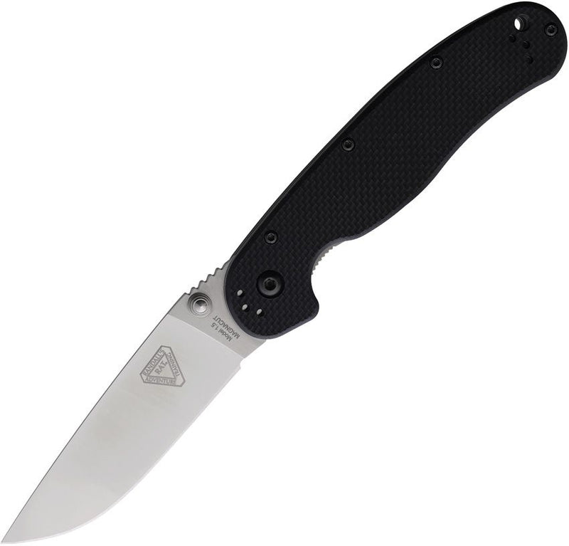 Ontario RAT 1.5 Linerlock Mag Blk G10 [ON8880]