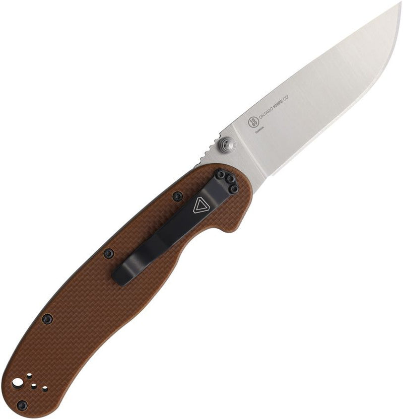 Ontario RAT 1.5 Linerlock Mag Brn G10 [ON8883 RAT 1.5 MAG BRN G10]