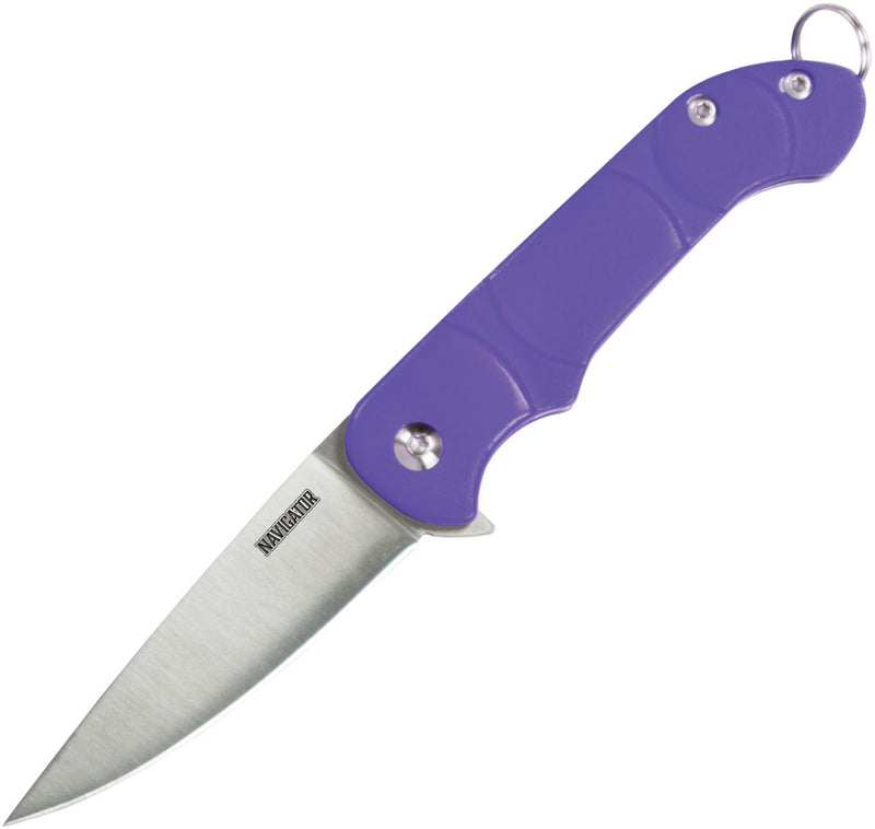 Ontario OKC Navigator Purple Synthetic (2.13" Stainless) Folding Knife [8900 PURPLE] - product view 1