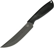Ontario SPA Combat Black Rubber (6.25" Finish Stainless) Fixed Blade Knife [9711] - product view 1