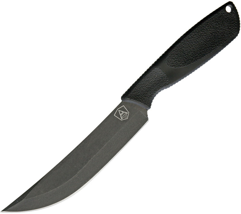 Ontario SPA Combat Black Rubber (6.25" Finish Stainless) Fixed Blade Knife [9711] - product view 1