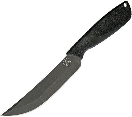 Ontario SPA Combat Black Rubber (6.25" Finish Stainless) Fixed Blade Knife [9711] - product view 1