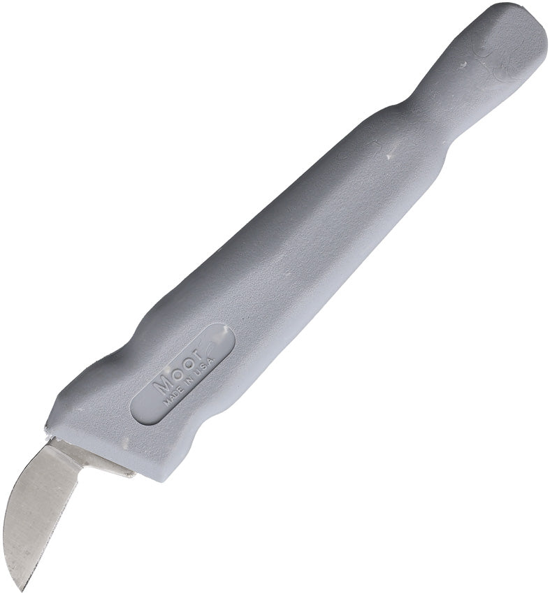 Ontario Large Chip Carving Fixed Blade Knife Gray Plastic (1.25" Stainless) [CA-KN011] - product view 1
