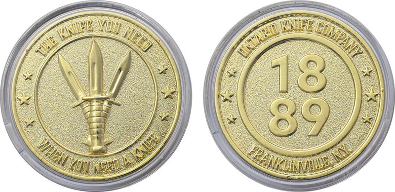 Ontario Challenge Coin Gold Finish 1.5 Inch [ONCC] - product view 1