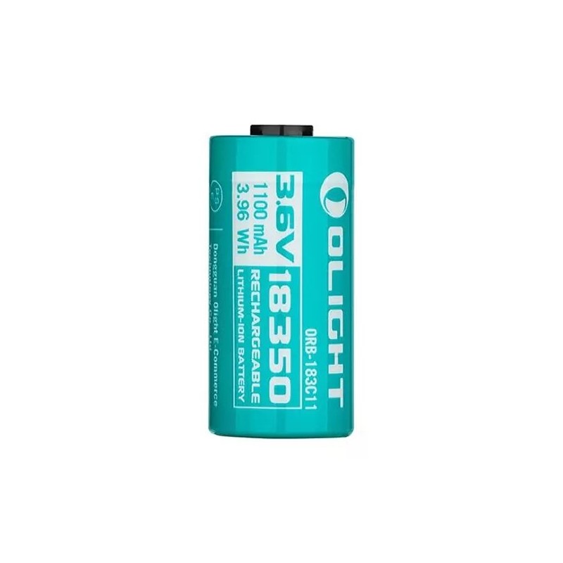 Olight ORB-183C11 18350 Lithium Battery 1100 mAh 3.6V (BORB183C11)