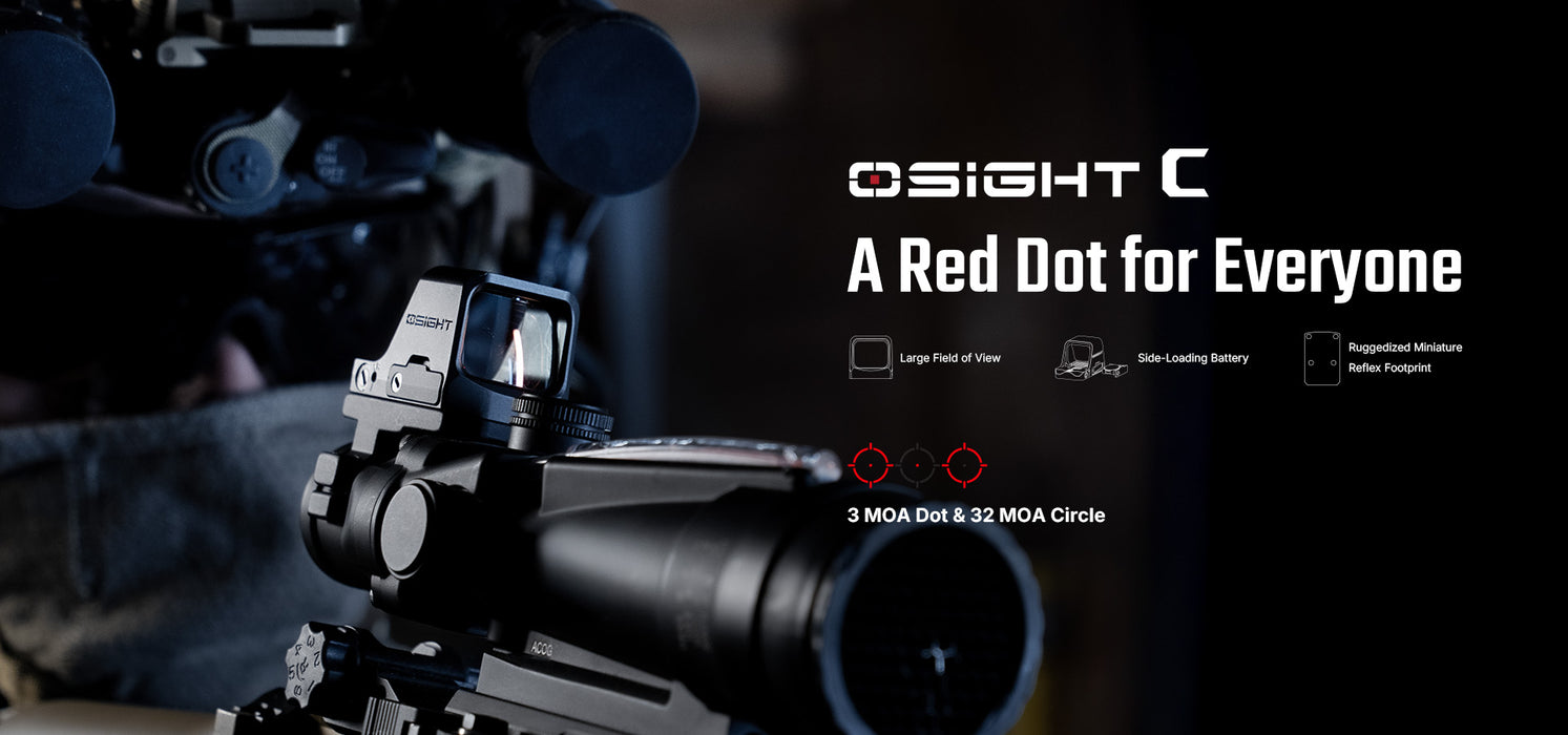 Olight Osight C Open Reflex Optic (OSIGHTC) + BONUS Osight S coin