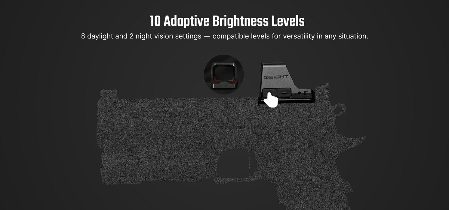 Olight Osight C Open Reflex Optic (OSIGHTC) + BONUS Osight S coin