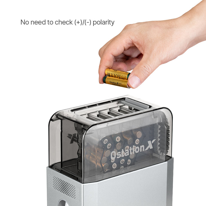 Olight Ostation X 3-in-1 Rechargeable AA/AAA Battery Charger (OSTATIONXAAA)