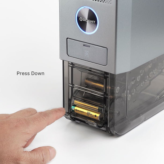 Olight Ostation X 3-in-1 Rechargeable AA/AAA Battery Charger (OSTATIONXAAA)