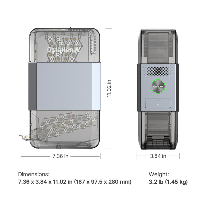 Olight Ostation X 3-in-1 Rechargeable AA/AAA Battery Charger (OSTATIONXAAA)
