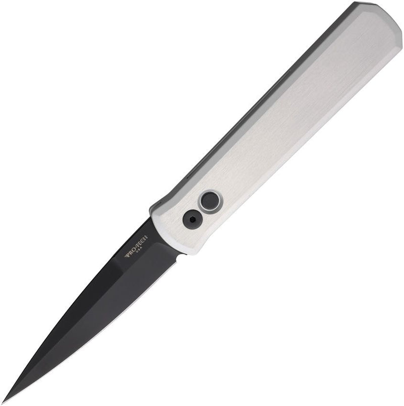 Pro-Tech Auto Godfather Button Lock [921 SILVER]