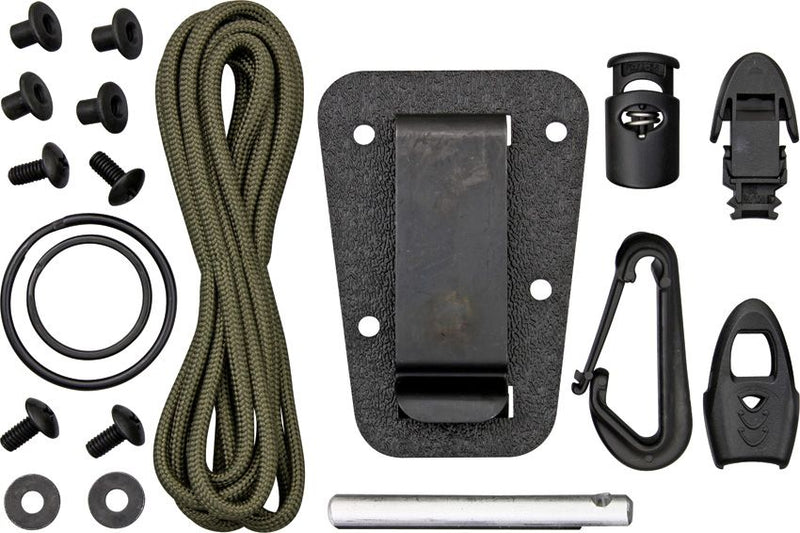 ESEE Izula Black with Kit Fixed Blade Knife [IZULA-B-KIT]