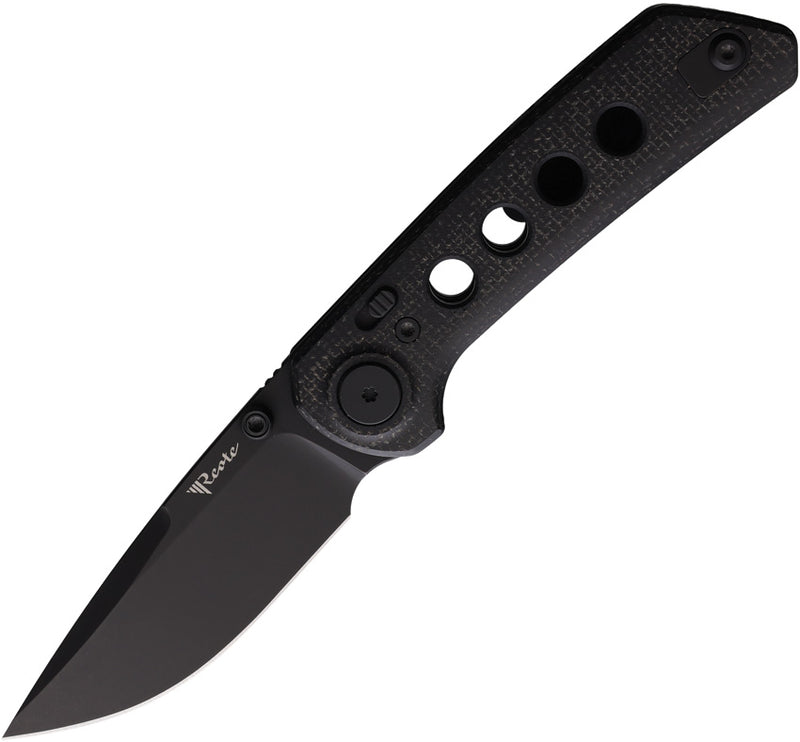 Reate PL-XT Pivot Lock Micarta PVD Folding Knife — Nitro V [REA129] — product view 1