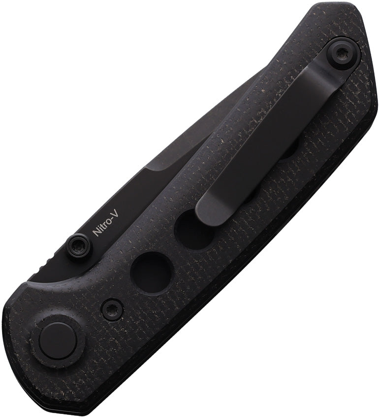 Reate PL-XT Pivot Lock Micarta PVD Folding Knife — Nitro V [REA129] — product view 2