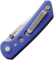 Reate PL-XT Pivot Lock Blue Stonewash Folding Knife — Nitro V [REA141] — product view 2